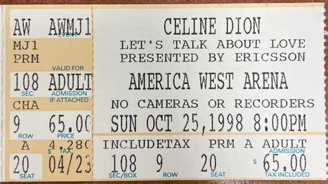 celine phoinix 1998|Céline Dion's 1998 Concert & Tour History .